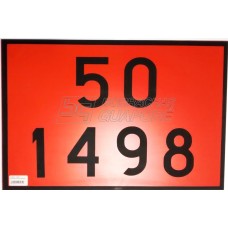 Placa Número ONU 50 1498